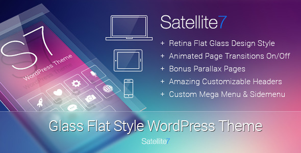 Satellite7 v2.4 Wordpress扁平化风格主题