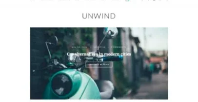 Unwind 一款免费的WordPress博客主题
